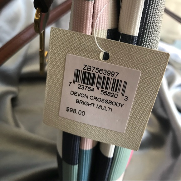 SOLD💸💸Fossil Devon Crossbody Bright Multi - Picture 8 of 8